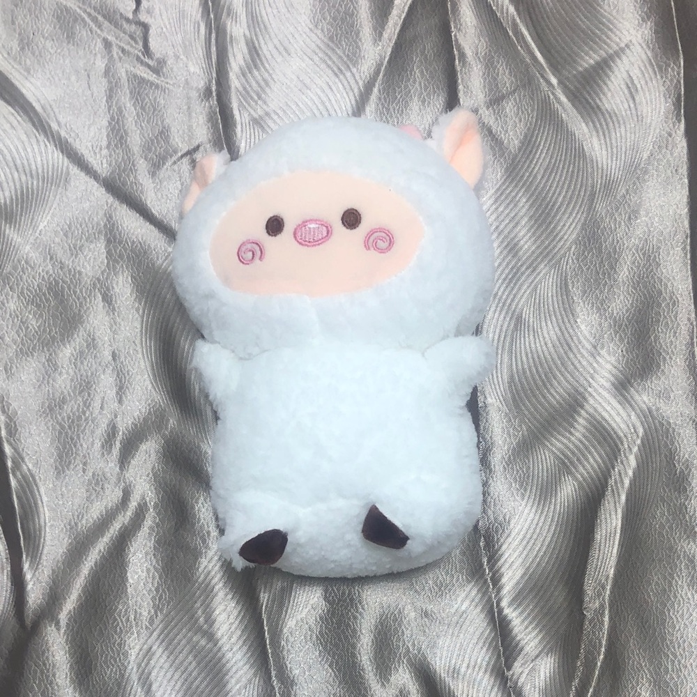 Plush Small Pet Toy - Soft Light Blue Sheep Plush
